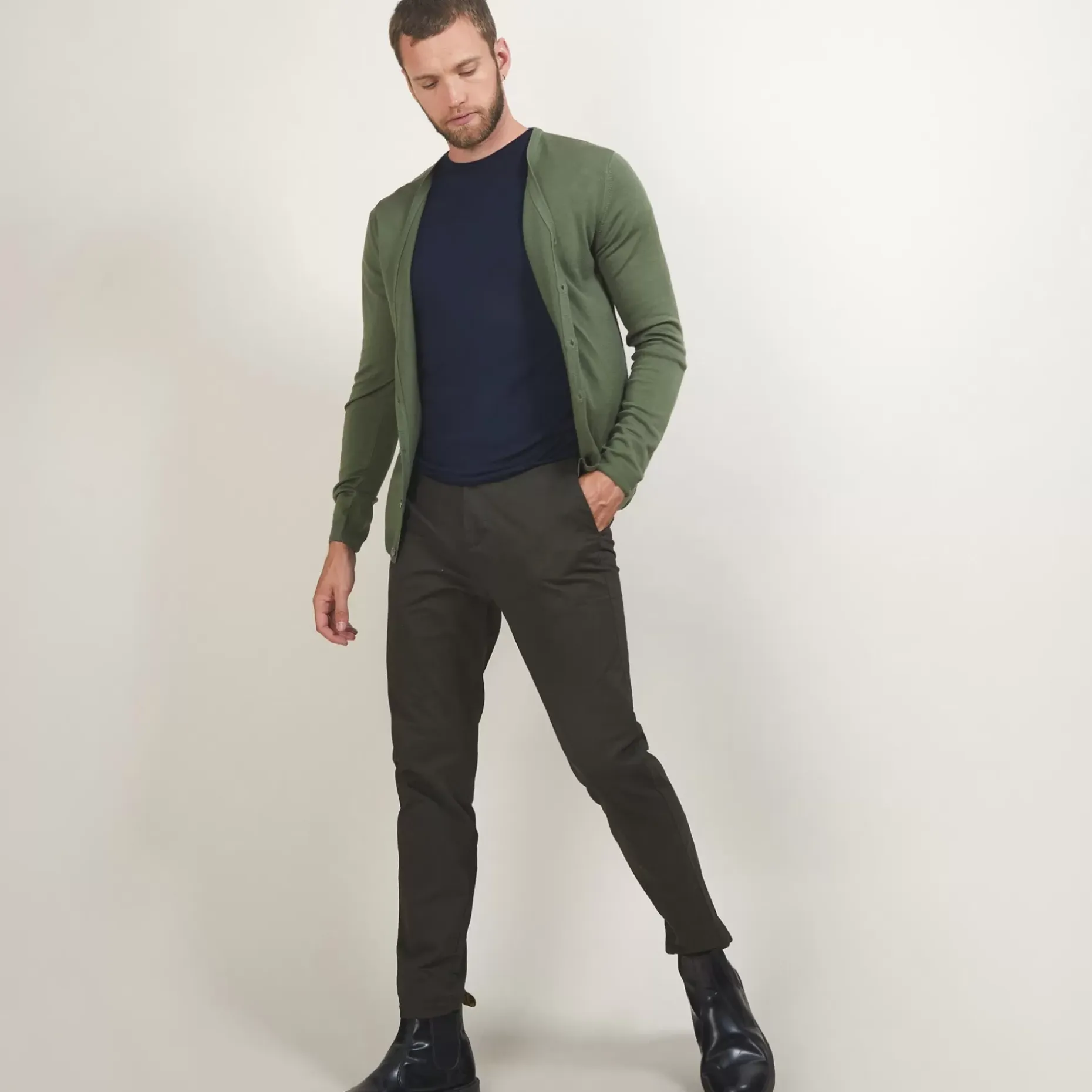 Maison Montagut Vestes Et Gilets>Gilet Boutonne En Laine Merinos - Brad
