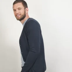 Maison Montagut Vestes Et Gilets>Gilet Boutonne En Laine Merinos - Brad