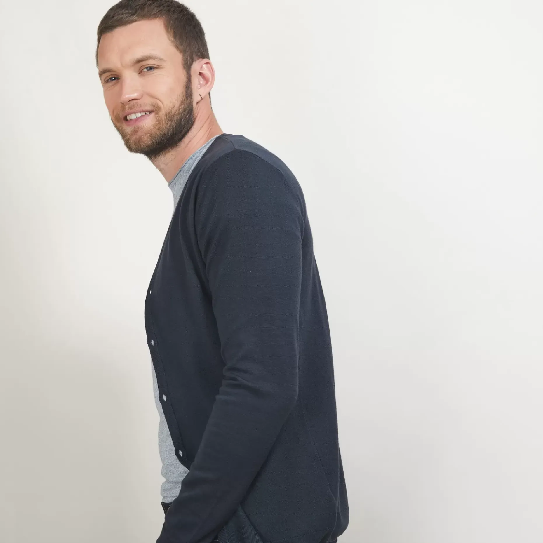 Maison Montagut Vestes Et Gilets>Gilet Boutonne En Laine Merinos - Brad