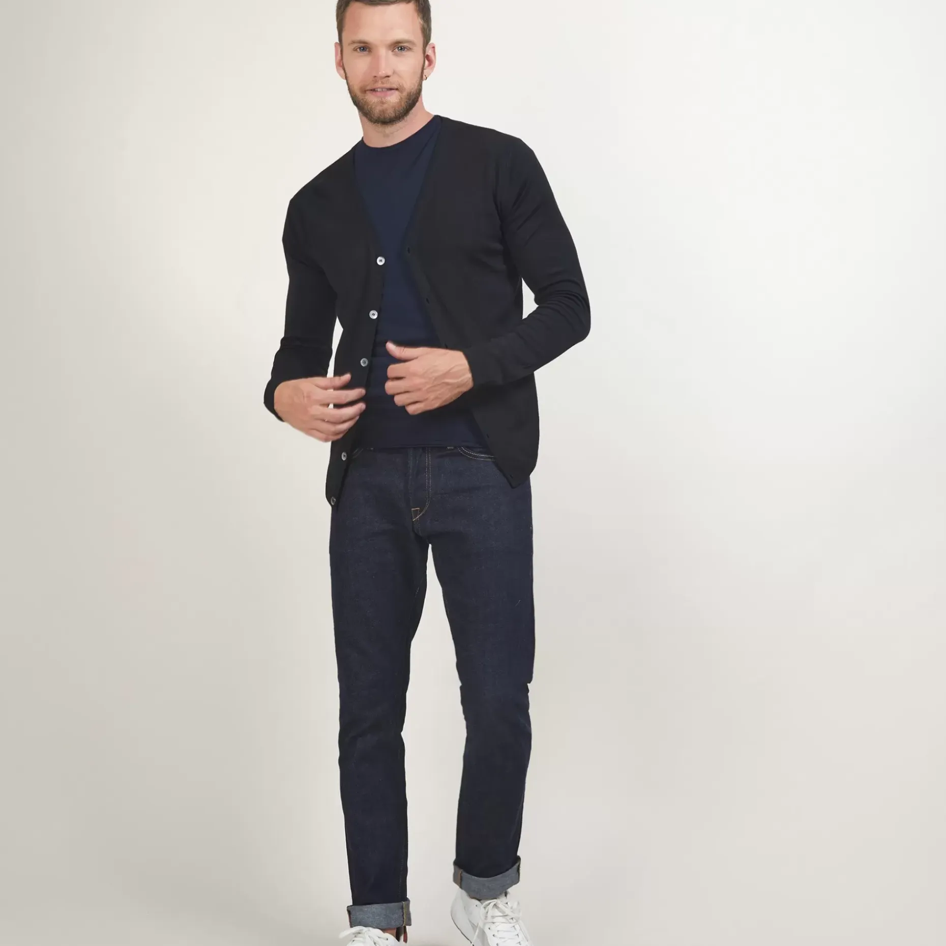 Maison Montagut Vestes Et Gilets>Gilet Boutonne En Laine Merinos - Brad