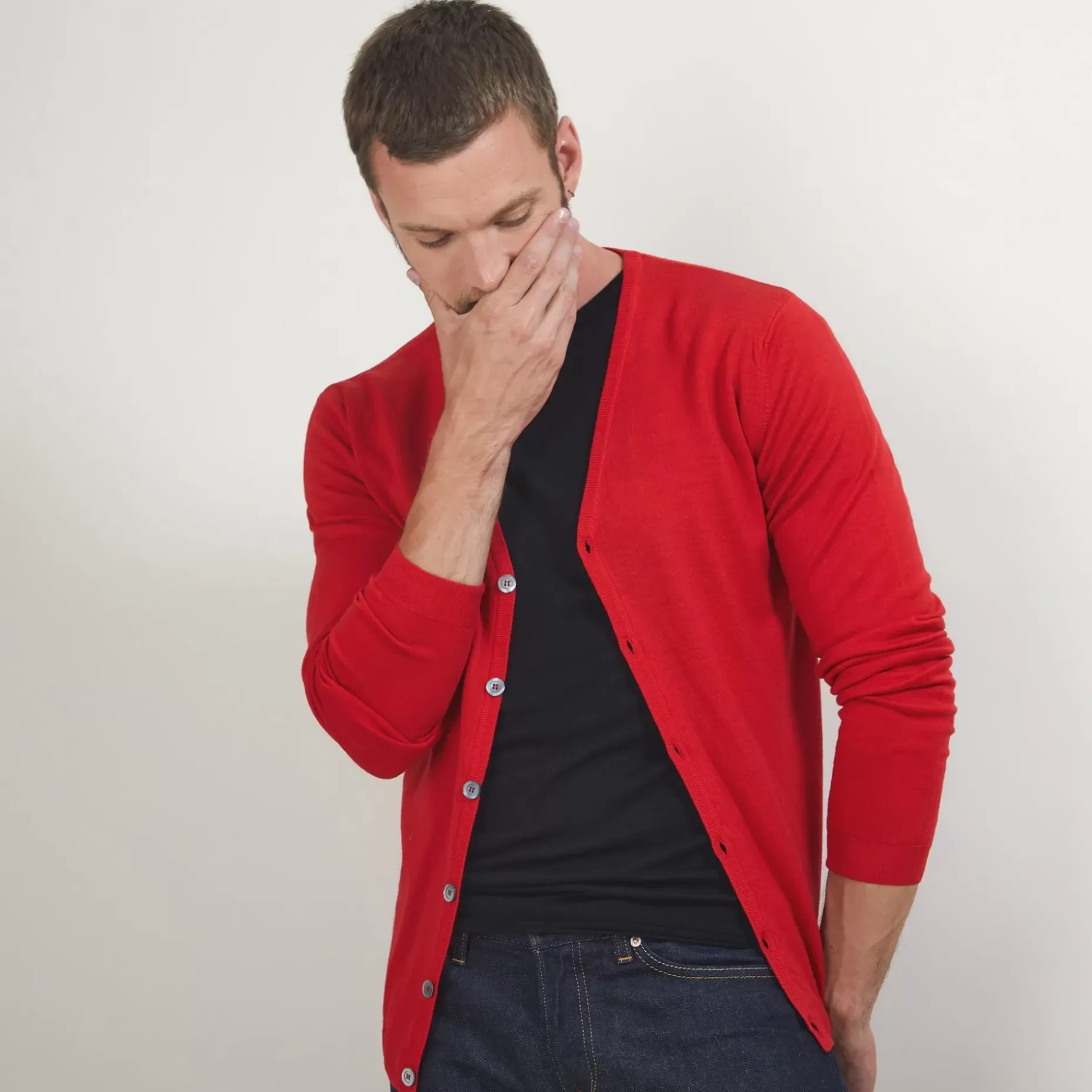 Maison Montagut Vestes Et Gilets>Gilet Boutonne En Laine Merinos - Brad