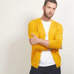 Maison Montagut Vestes Et Gilets>Gilet Boutonne En Laine Merinos - Brad