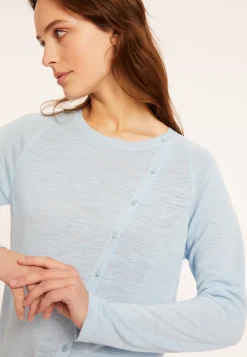 Maison Montagut Vestes Et Gilets>Gilet Boutonne En Lin Flamme - Mado