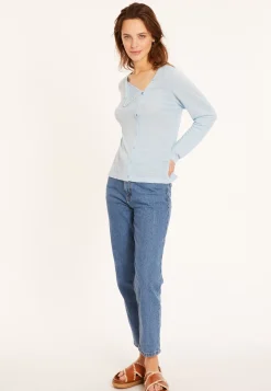 Maison Montagut Vestes Et Gilets>Gilet Boutonne En Lin Flamme - Mado