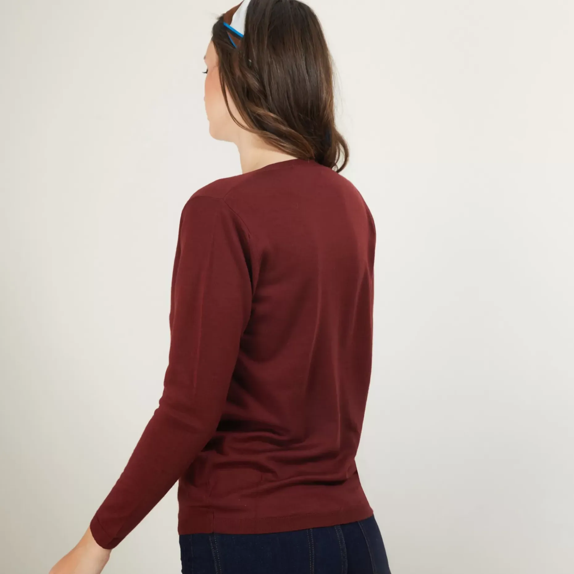 Maison Montagut Vestes Et Gilets>Gilet Col Rond En Laine Merinos - Betsi