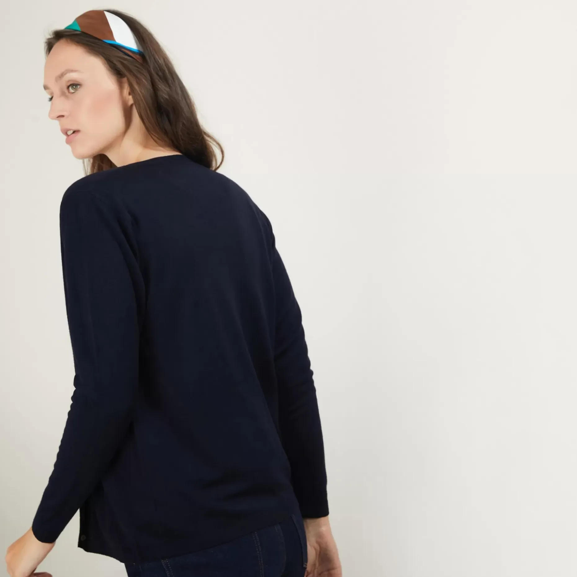 Maison Montagut Vestes Et Gilets>Gilet Col Rond En Laine Merinos - Betsi