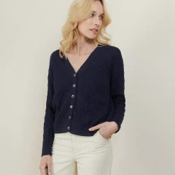 Maison Montagut Vestes Et Gilets>Gilet Col V En Coton - Abraham