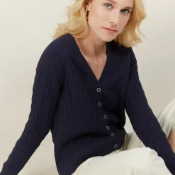 Maison Montagut Vestes Et Gilets>Gilet Col V En Coton - Abraham