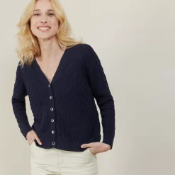 Maison Montagut Vestes Et Gilets>Gilet Col V En Coton - Abraham
