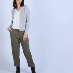 Maison Montagut Vestes Et Gilets>Gilet Court Avec Poches En Cachemire - Basma