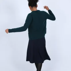 Maison Montagut Vestes Et Gilets>Gilet Court Avec Poches En Cachemire - Basma