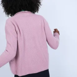 Maison Montagut Vestes Et Gilets>Gilet Court Avec Poches En Cachemire - Basma