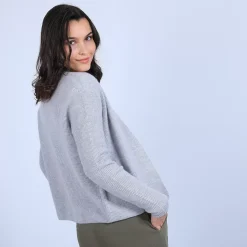 Maison Montagut Vestes Et Gilets>Gilet Court Avec Poches En Cachemire - Basma