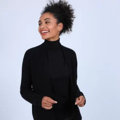 Maison Montagut Vestes Et Gilets>Gilet Court Avec Poches En Cachemire - Basma