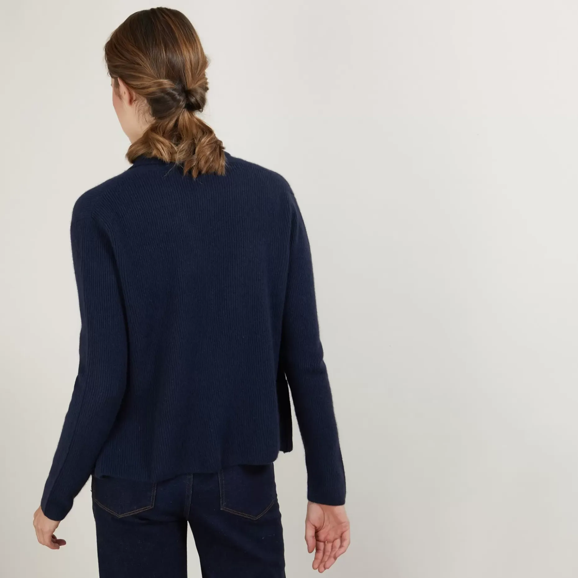 Maison Montagut Vestes Et Gilets>Gilet Court En Cachemire Avec Poches - Basma