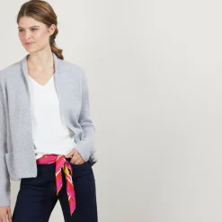 Maison Montagut Vestes Et Gilets>Gilet Court En Cachemire Avec Poches - Basma
