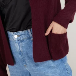Maison Montagut Vestes Et Gilets>Gilet Court En Cachemire Avec Poches - Basma