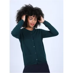 Maison Montagut Vestes Et Gilets>Gilet Double Col En Cachemire - Ballet