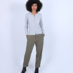 Maison Montagut Vestes Et Gilets>Gilet Double Col En Cachemire - Ballet