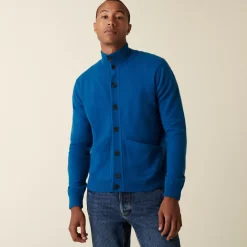 Maison Montagut Vestes Et Gilets>Gilet En Cachemire Boutonne A Poches - Erwan