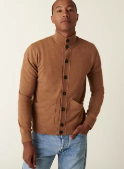 Maison Montagut Vestes Et Gilets>Gilet En Cachemire Boutonne A Poches - Erwan