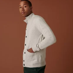 Maison Montagut Vestes Et Gilets>Gilet En Cachemire Boutonne A Poches - Erwan