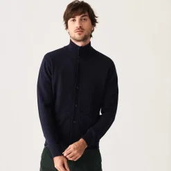 Maison Montagut Vestes Et Gilets>Gilet En Cachemire Boutonne A Poches - Erwan