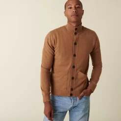 Maison Montagut Vestes Et Gilets>Gilet En Cachemire Boutonne A Poches - Erwan