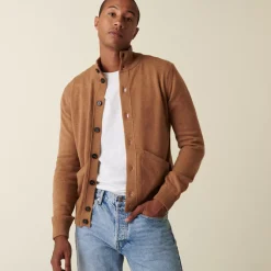 Maison Montagut Vestes Et Gilets>Gilet En Cachemire Boutonne A Poches - Erwan