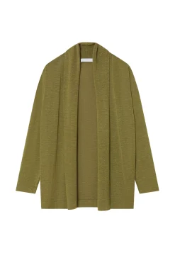 Maison Montagut Vestes Et Gilets>Gilet En Lin Flamme Col Chale - Maelle
