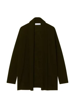 Maison Montagut Vestes Et Gilets>Gilet En Lin Flamme Col Chale - Maelle