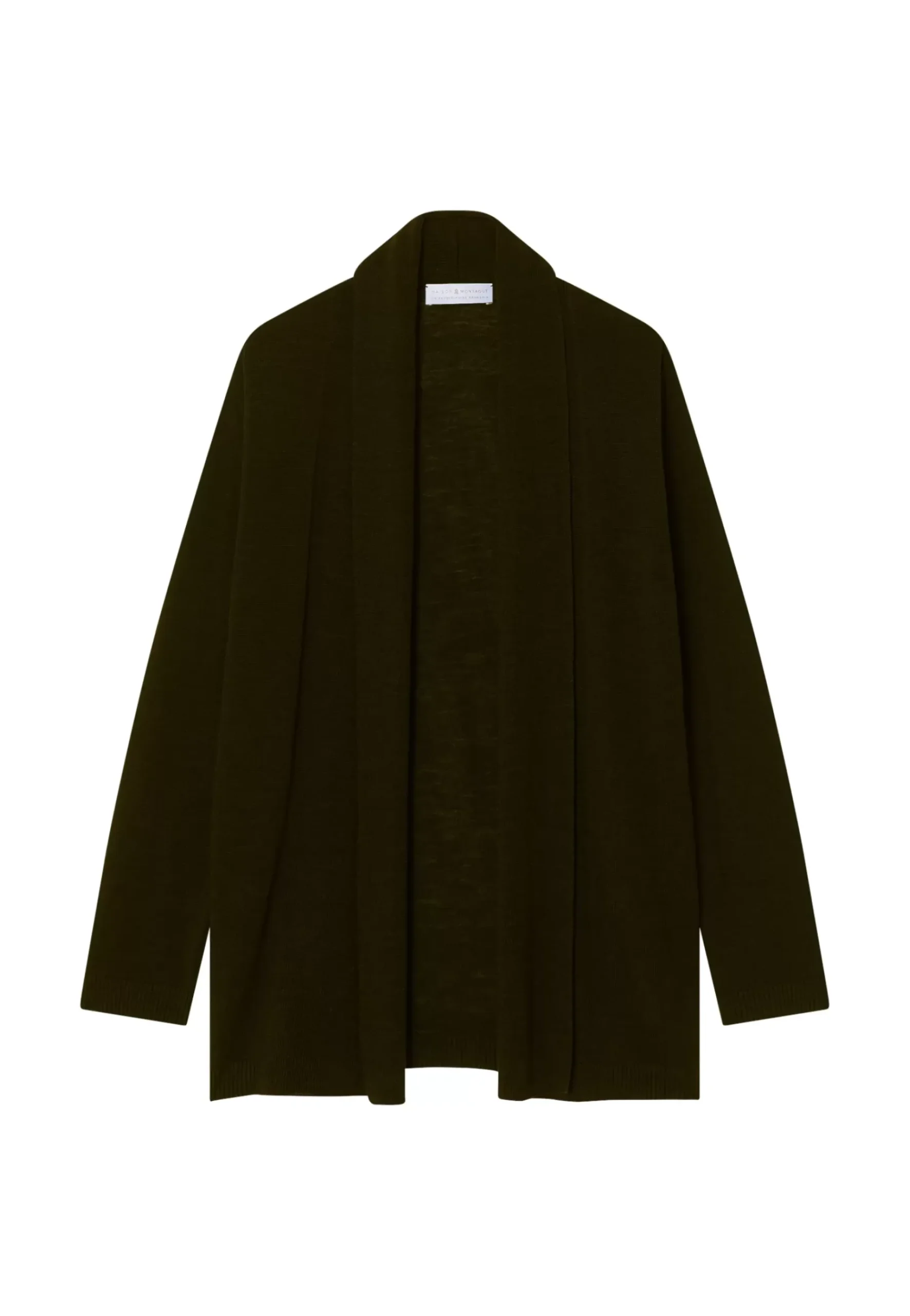 Maison Montagut Vestes Et Gilets>Gilet En Lin Flamme Col Chale - Maelle