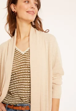 Maison Montagut Vestes Et Gilets>Gilet En Lin Flamme Col Chale - Maelle