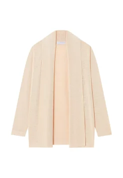 Maison Montagut Vestes Et Gilets>Gilet En Lin Flamme Col Chale - Maelle