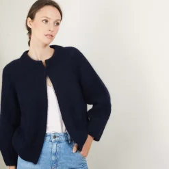 Maison Montagut Vestes Et Gilets>Gilet En Mohair Avec Poches - Gillie