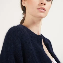 Maison Montagut Vestes Et Gilets>Gilet En Mohair Avec Poches - Gillie