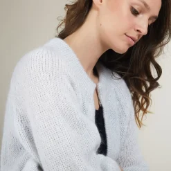 Maison Montagut Vestes Et Gilets>Gilet En Mohair Avec Poches - Gillie