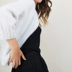 Maison Montagut Vestes Et Gilets>Gilet En Mohair Avec Poches - Gillie