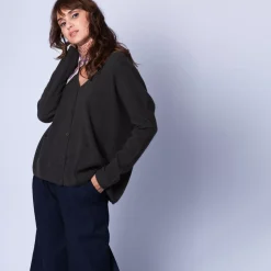Maison Montagut Vestes Et Gilets>Gilet Large En Cachemire - Gaby