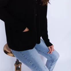 Maison Montagut Vestes Et Gilets>Gilet Large En Cachemire - Gaby