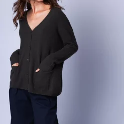 Maison Montagut Vestes Et Gilets>Gilet Large En Cachemire - Gaby
