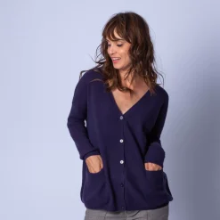 Maison Montagut Vestes Et Gilets>Gilet Large En Cachemire - Gaby