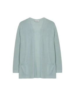 Maison Montagut Vestes Et Gilets>Gilet Long Avec Poches En Lin Flamme - Tabata