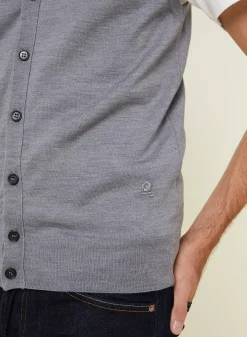 Maison Montagut Vestes Et Gilets>Gilet Sans Manches Avec Logo En Laine Merinos - Ernardo