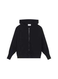 Maison Montagut Vestes Et Gilets>Gilet Zippe A Capuche En Cachemire Melange - Albin