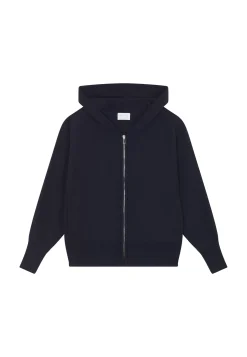 Maison Montagut Vestes Et Gilets>Gilet Zippe A Capuche En Cachemire Melange - Albin