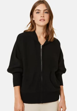 Maison Montagut Vestes Et Gilets>Gilet Zippe A Capuche En Cachemire Melange - Albin