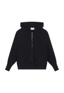 Maison Montagut Vestes Et Gilets>Gilet Zippe A Capuche En Cachemire Melange - Albin
