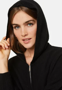 Maison Montagut Vestes Et Gilets>Gilet Zippe A Capuche En Cachemire Melange - Albin