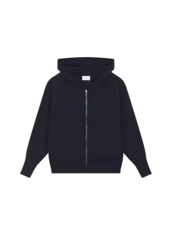 Maison Montagut Vestes Et Gilets>Gilet Zippe A Capuche En Cachemire Melange - Albin